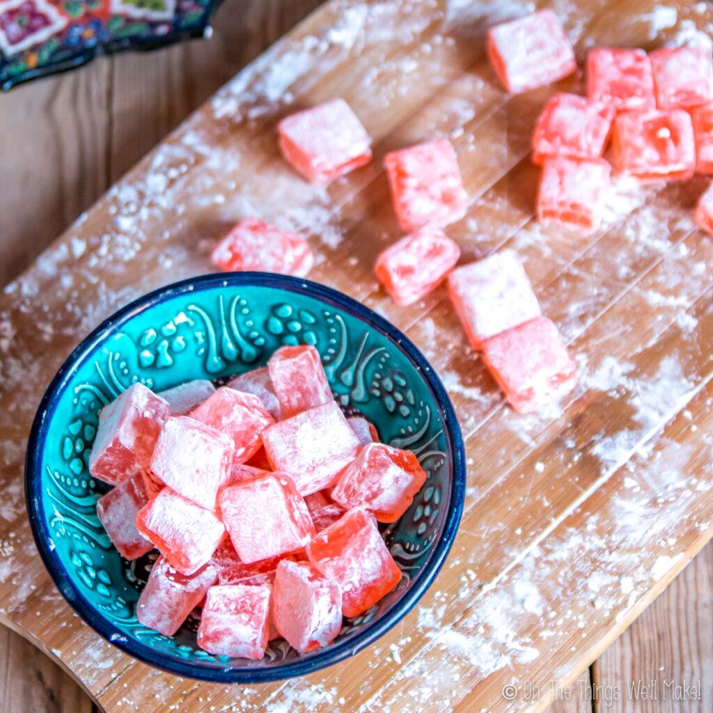 what does turkish delight taste like